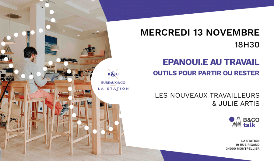 Conférence | S’épanouir au travail – 13 Novembre 2019 à Montpellier